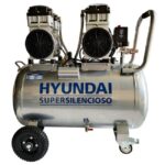 Компресор за въздух 100л безмаслен / безшумен HYAC 100-3S HYUNDAI