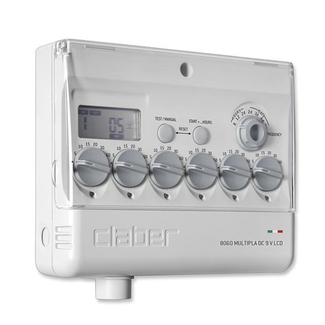 Компютър за напояване Multipl Claber DC 9V-LCD 1