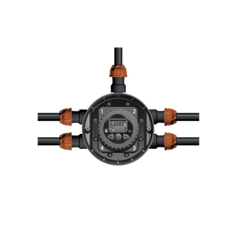 Програматор в кутия Claber Hydro 4 линии 1