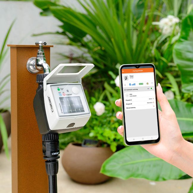 Програматор соларен за напояване Claber MyAquasolar 2